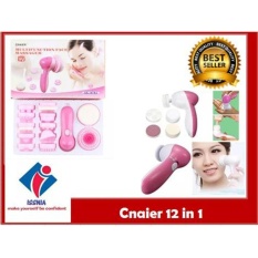 CNAIER Alat Pembersih Wajah Facial Cleaning Massager Multifungsi 12In1