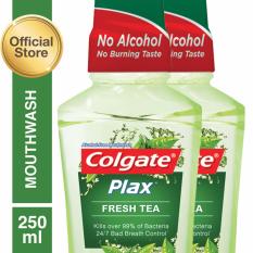 Colgate Plax Fresh Tea Mouthwash/Obat Kumur 250ml - 2 pcs