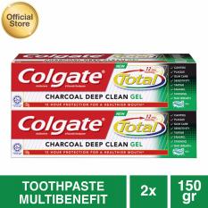 Colgate Total Charcoal Gel 150gr - 2 pcs