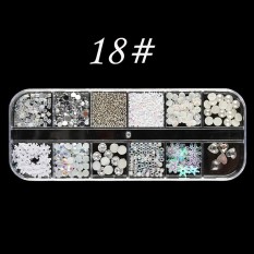 Colorful Nail Art Tips Stickers 3D Laser Makeup Manicure DIY Decals Decoration - intl