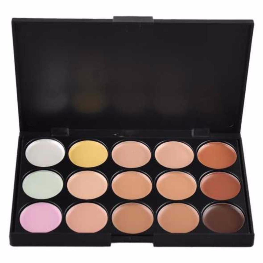Concealer Palette 15 Warna Concealer Jerawat Flek Hitam Mata Panda