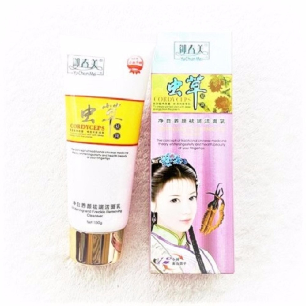 Cordyceps Facial Foam Yu Chun Mei /Sabun Wajah Cordyseps