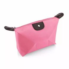 Cosmetic Bag Pouch Purse Tempat Dompet Kosmetic - pink fanta