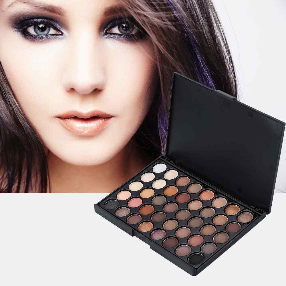 Kosmetik Matte Eyeshadow Cream Eye Shadow Makeup Palet Shimmer Mengatur 40 Warna-Intl Kosmetik Matte Eyeshadow Cream Eye Shadow Makeup Palet Shimmer Mengatur 40 Warna-Intl