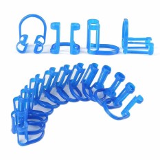 Cotton Roll Holder Clip 50 Pcs Disposable Dental Isolator Alat Klinik Gigi Perawatan-Intl