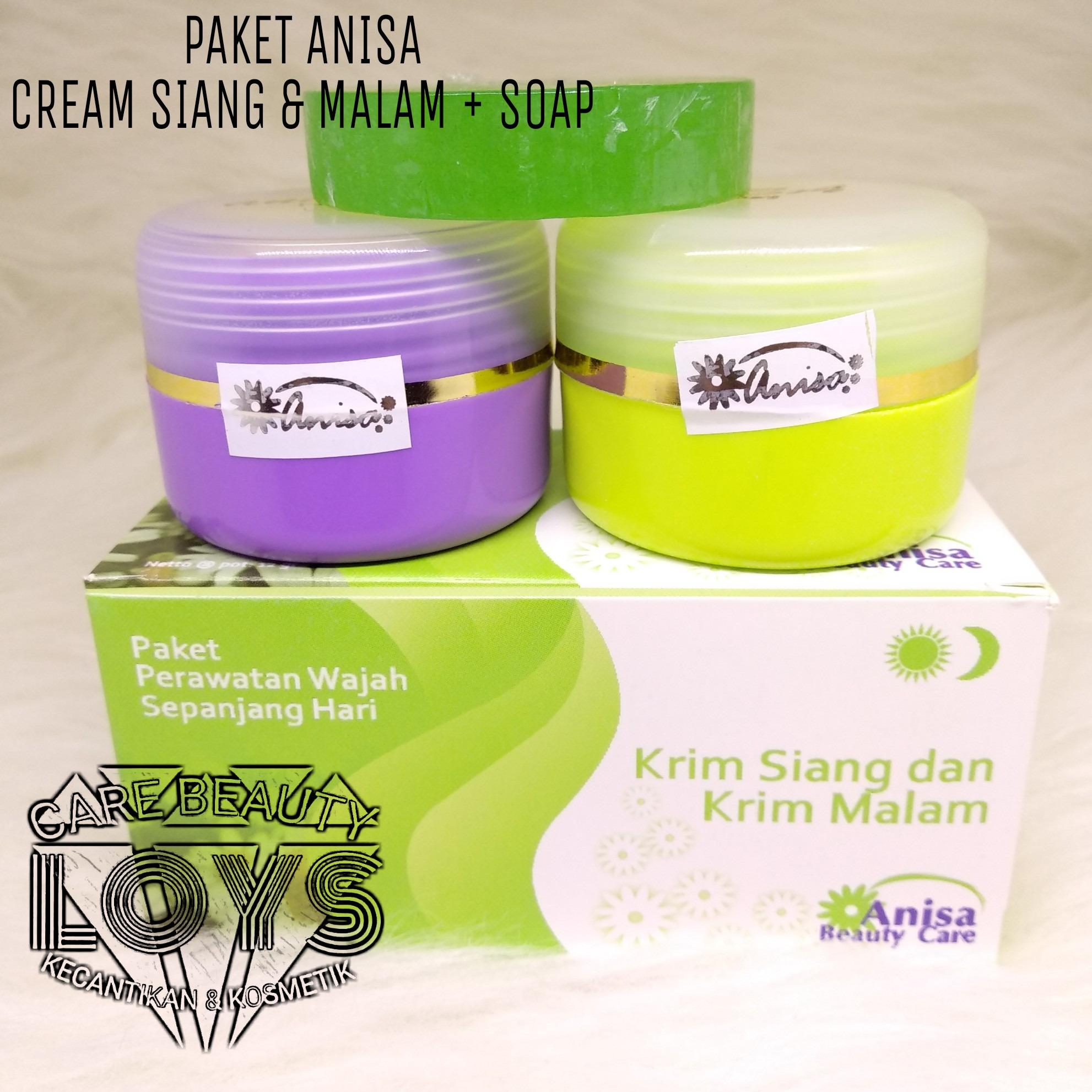 Cream Anisa Original siang dan malam plus sabun - Paket Anisa - Old Pack