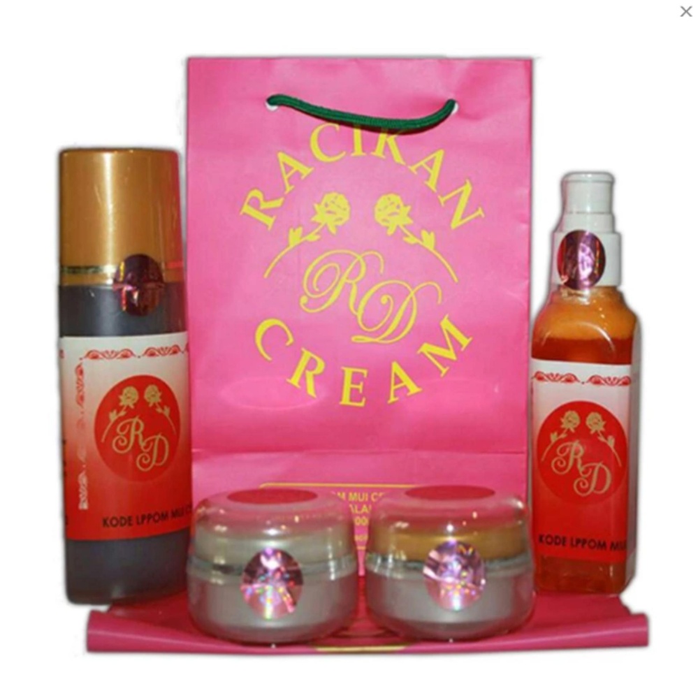 CREAM RD  Racikan Dokter Paket Toner -Pemutih wajah Hilangkan Noda dan Flek Diwajah 30 gram  