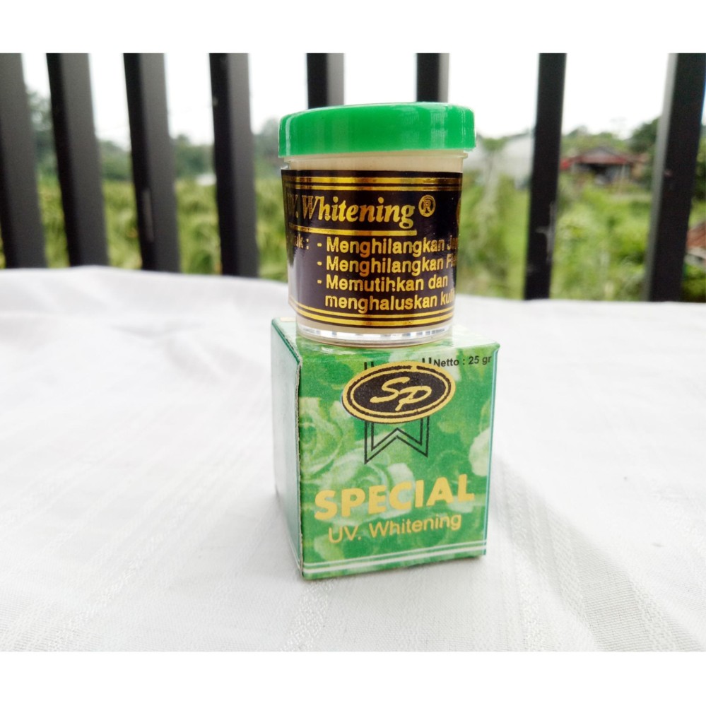 Cream Sp Uvi Whitening 100% Original | Mencerahkan Dan Memutihkan