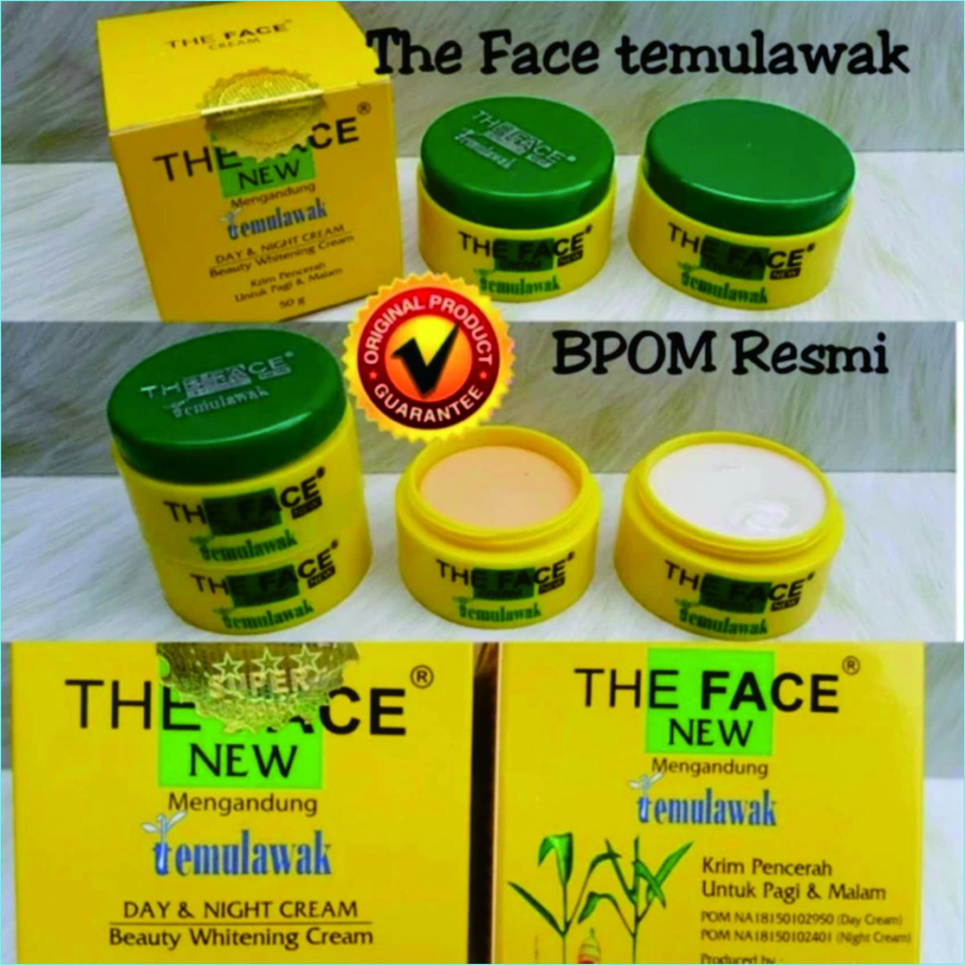 Cream Temulawak The Face New BPOM - Day & Night Cream 