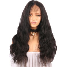 Curly Wig Glueless Full Lace Wigs Black Women Indian Remy Human Hair Lace Front coconie - intl