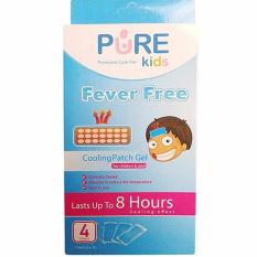Delin Store - Pure Baby Fever Free 1 Box Isi 4 Patch Bisa COD