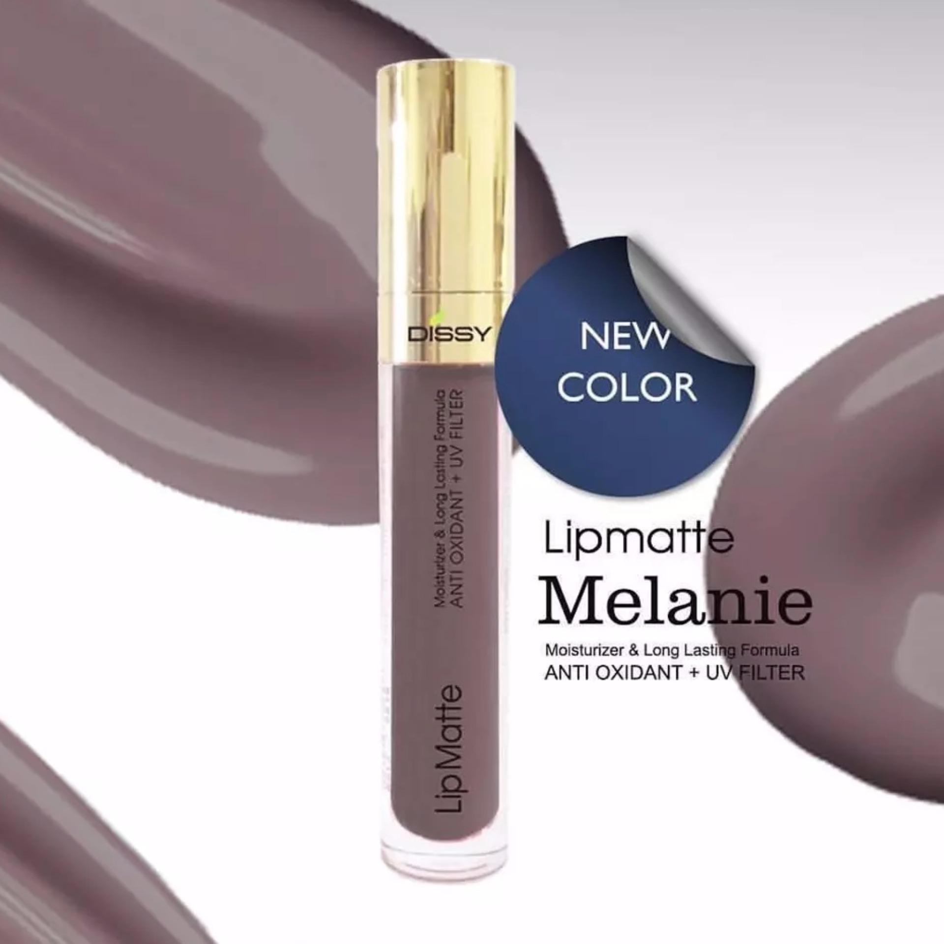 Dissy Lip Matte Lipstick Lipstik Nilla Amanda Sherly Loura Ayunda Viena Olivia Annabel -  Melanie