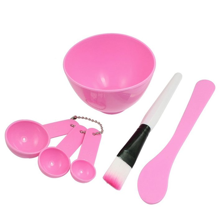 DIY Mangkok Masker - Facial Face Mask Bowl Tool Set MultiColor