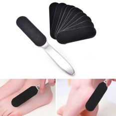 Double Side Menghilangkan Kulit Mengelupas Pedicure Foot File Kalus + 10 Pcs Amplas-Internasional