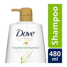 DOVE SHAMPOO NUTRITIVE SOLUTIONS TOTAL HAIR FALL TREATMENT 480 ML