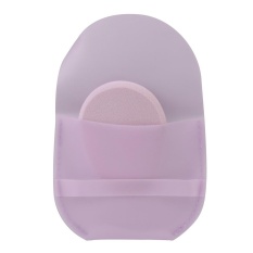 Kering Basah Amphibious Drop-Shaped Make Up Bedak Foundation Puff Bag Set-Intl