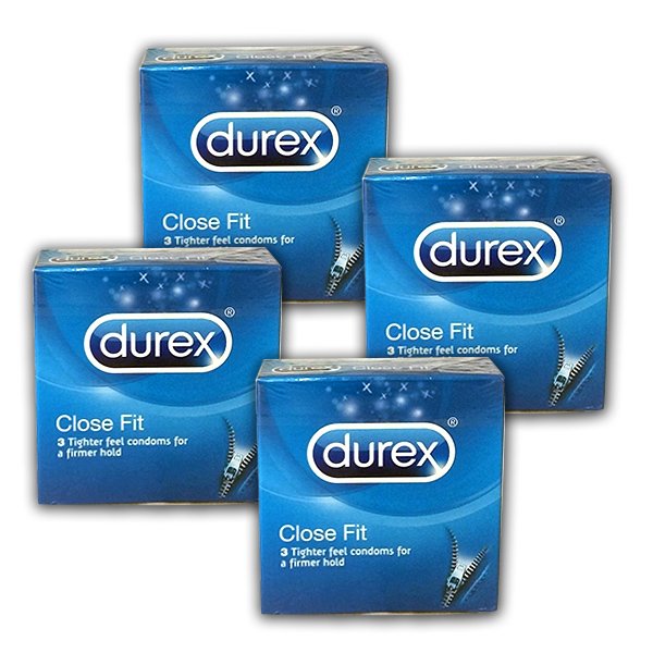 Durex Kondom Close Fit - isi 3 - 4 Pcs