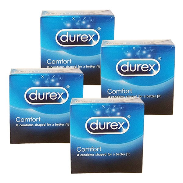 Durex Kondom Comfort - isi 3 - 4 Pcs