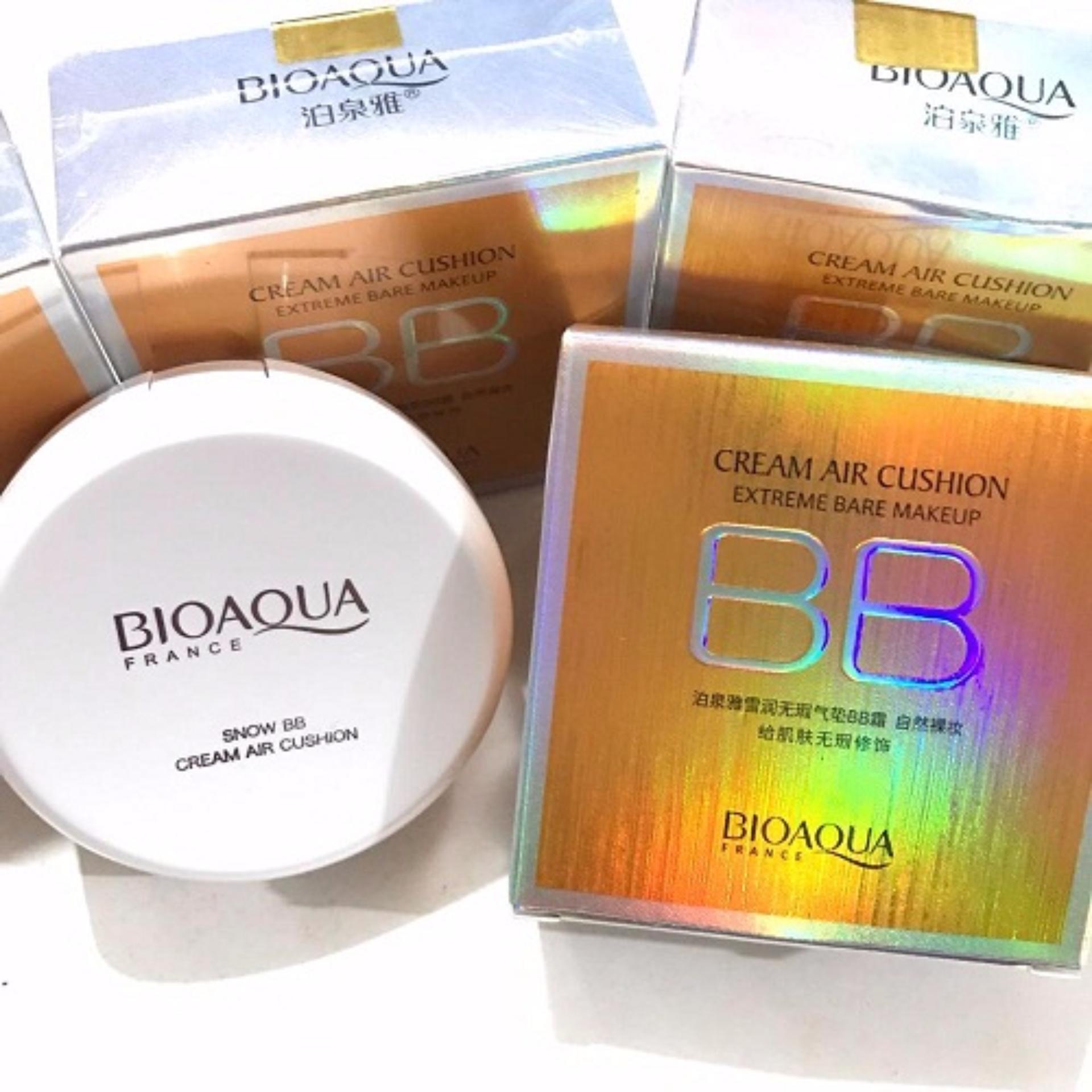 Elhamra - BIOAQUA BB Cream Air Cushion Extreme Bare With SPF50++ Bedak Wajah - Natural Color