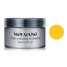 Elife Salon Barbershop Profesional Colorful Sekali Pakai Warna Rambut Mati Wax Sementara DIY Rambut Pomades (Kuning)-Intl