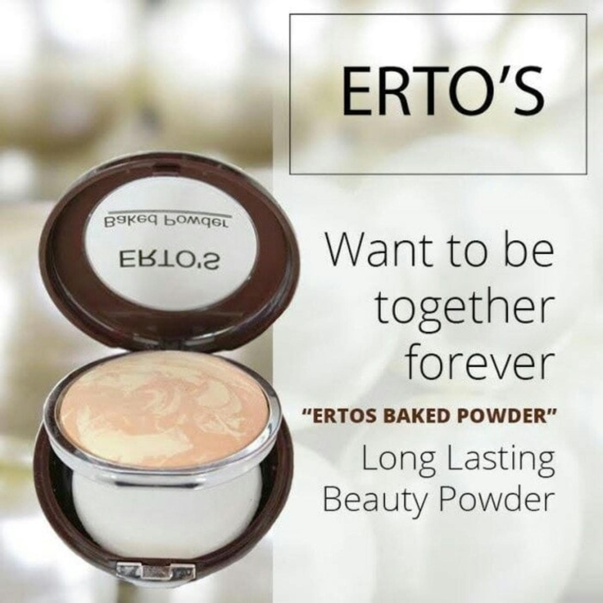 ERTOS Baked Powder - Bedak Make Up Kulit Wajah dan Muka - ERTO'S Skincare