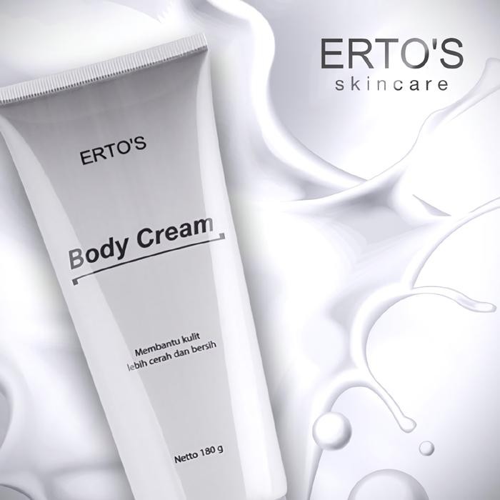 Ertos Body Cream Whitening Lotion Krim Pemutih Badan - Skincare Original BPOM