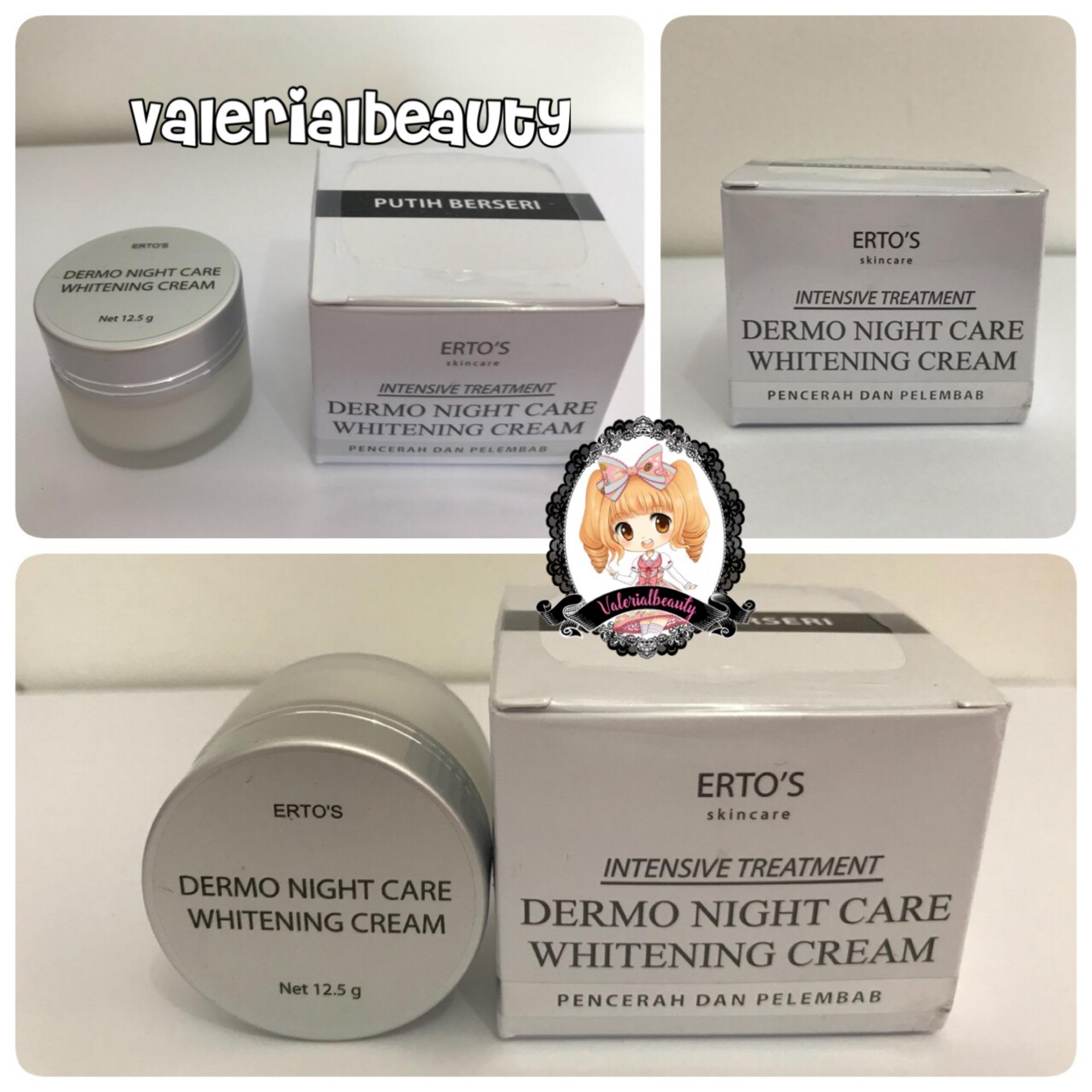 ERTOS Dermo Night Cream Whitening / pencerah dan pelembab ERTO'S