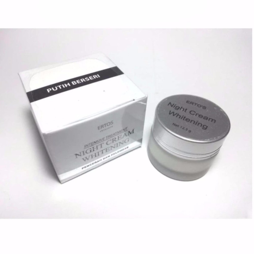 Ertos SkinCare Dermo Night Care Whitening Cream 12,5g - Pencerah Dan Pelembab