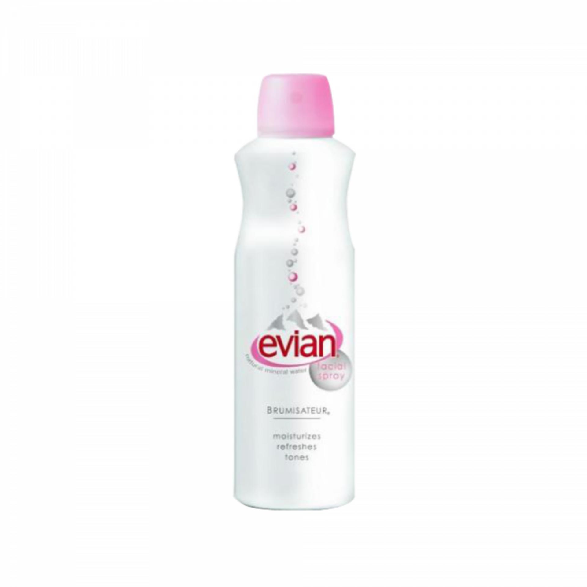 Evian Facial Spray (150ml) - Pelembab Wajah Atasi Kulit Kering Terbakar Moisturizer