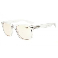 Eyekepper Blue Light Blocking Glasses Ketegangan Mata Digital Pencegahan Besar Sederhana Komputer Kacamata Baca RX Pembesaran (Transparan, + 1.50)-Intl
