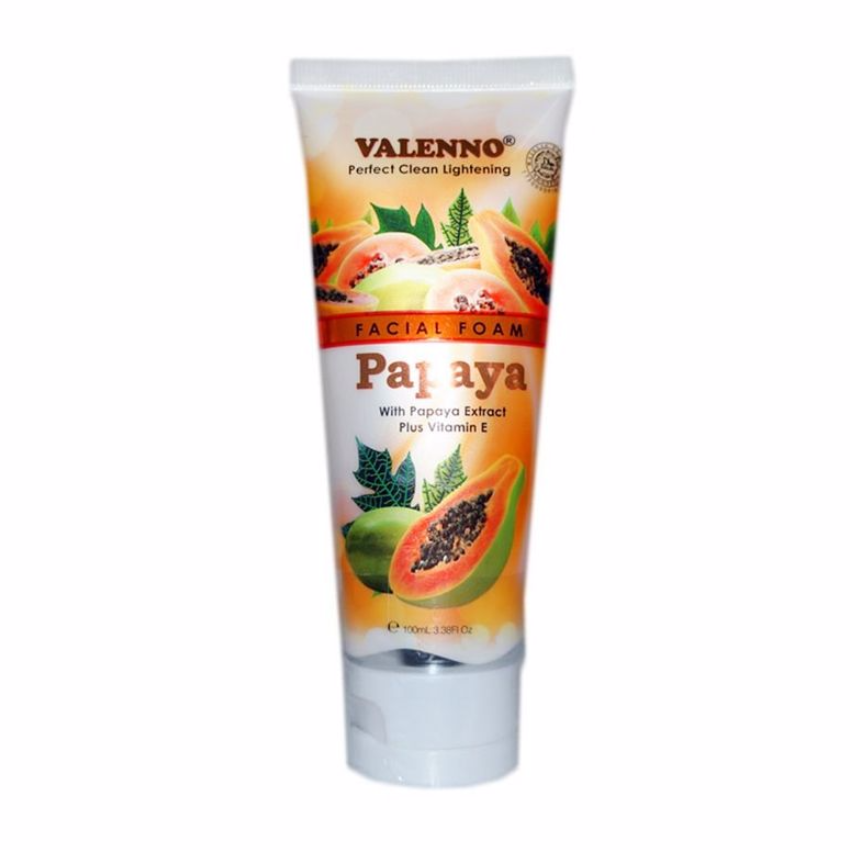 Facial foam valenno papaya 100 ml