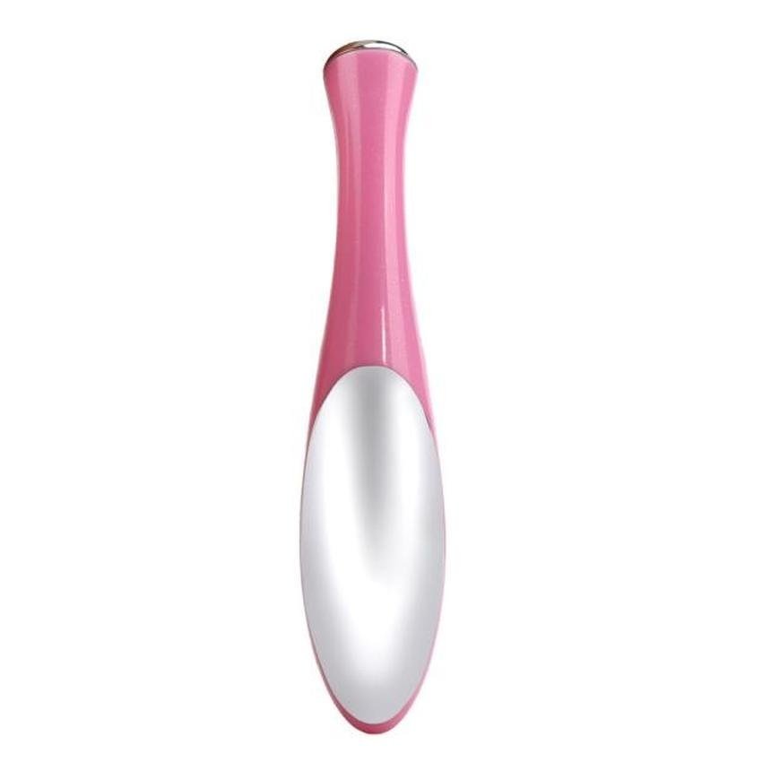 Facial Massager Eye Wrinkle Removal Electronic BeautyVibrationHandle Pink Free Shipping