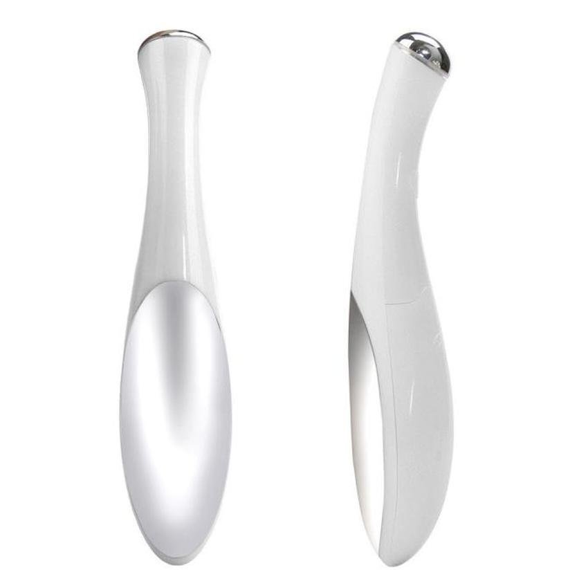 Facial Massager Eye Wrinkle Removal Electronic BeautyVibrationHandle White White Free Shipping