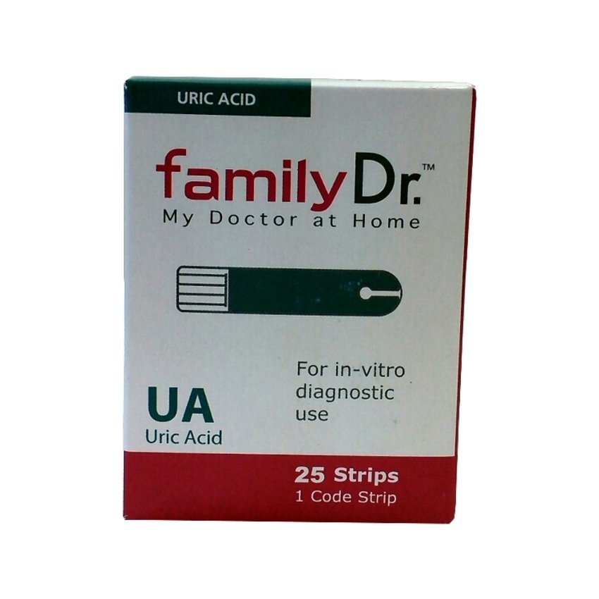 Family Dr Strip Tes Asam Urat - 25 Strip