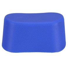 Fashion Sisa Leher Silikon Kecantikan Rambut Cuci Bantal Salon SPA (Biru)-Intl