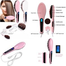 Fast Hair Brush Straightener Ukuran Jumbo (Bukan Mini) Catokan Sisir Pelurus Rambut