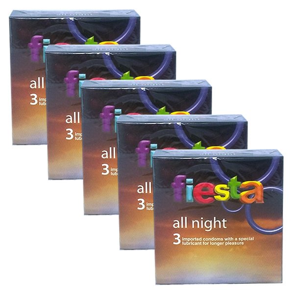 Fiesta Kondom All Night - isi 3 - 5 Pcs