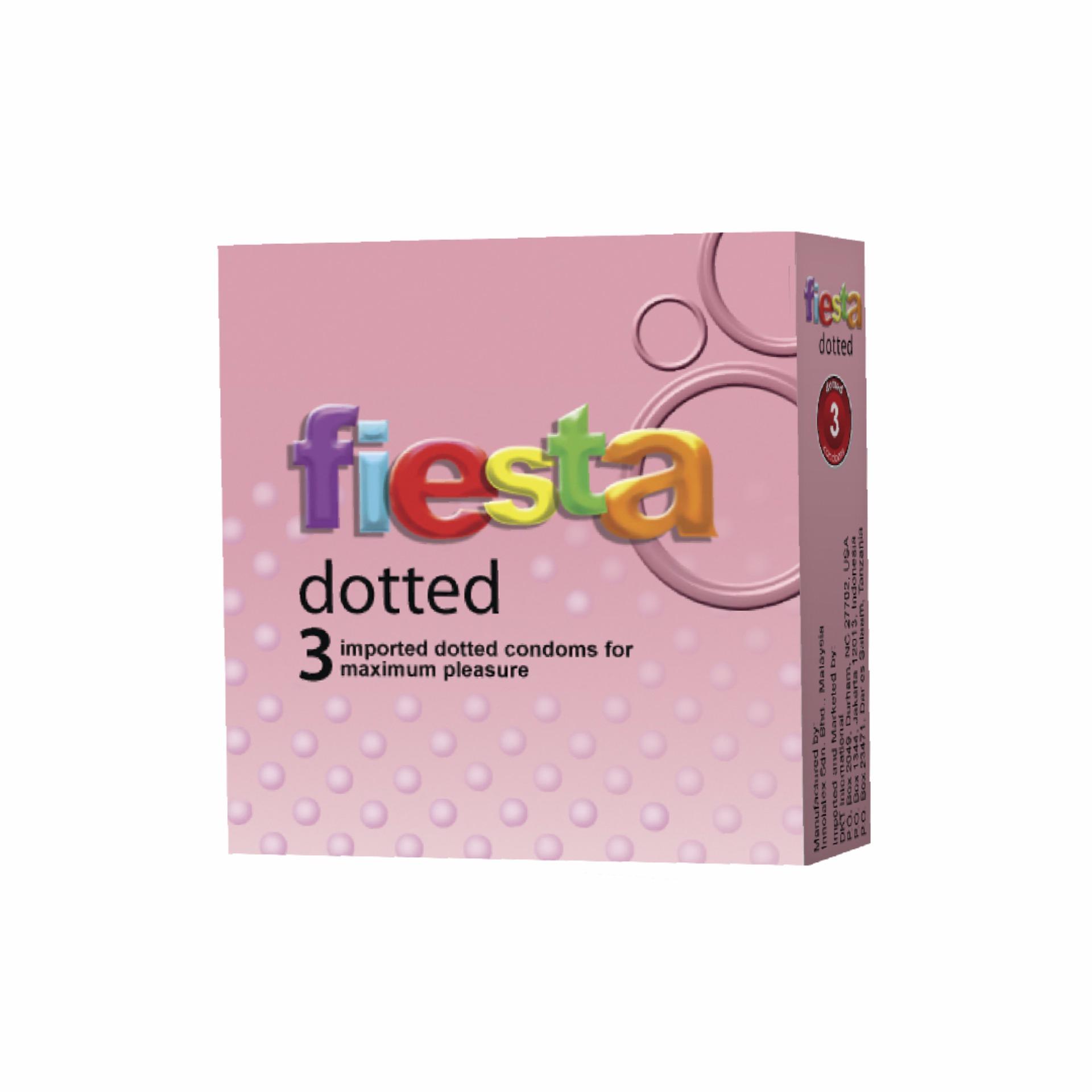 Fiesta Kondom Dotted Isi 3