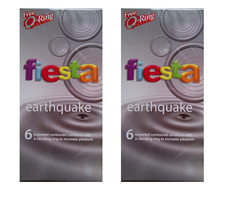 Fiesta Kondom Earthquake + FREE Ring Getar