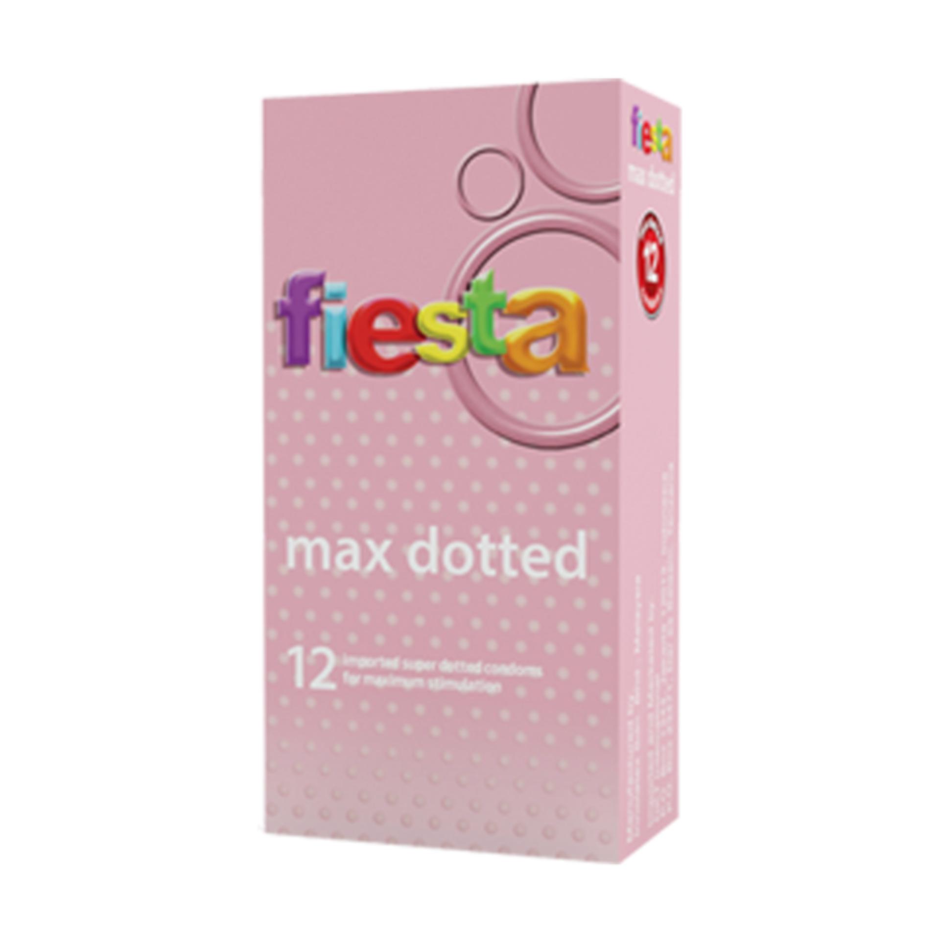 Fiesta Kondom Max Dotted - isi 12
