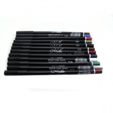 Finleystore 12 Warna Alis Glitter Shadow Pensil EyeLiner Pensil Pen Makeup Kosmetik Set Kit-Internasional