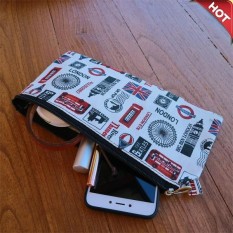 Firdaus Fashion - London Make Up Bag bahan dari Kanvas Import