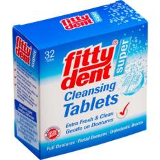 Fittydent cleansing tablet pembersih gigi palsu