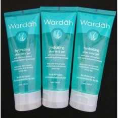 FLASH SALE Wardah Hydrating Aloe Vera Gel 100ML Gel Lidah Buaya Serba Guna Hand Body Lotion Rambut