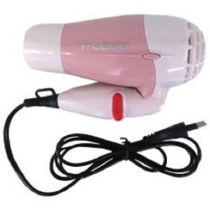 Fleco Hair Dryer Mini Lipat Pengering Rambut - Pink