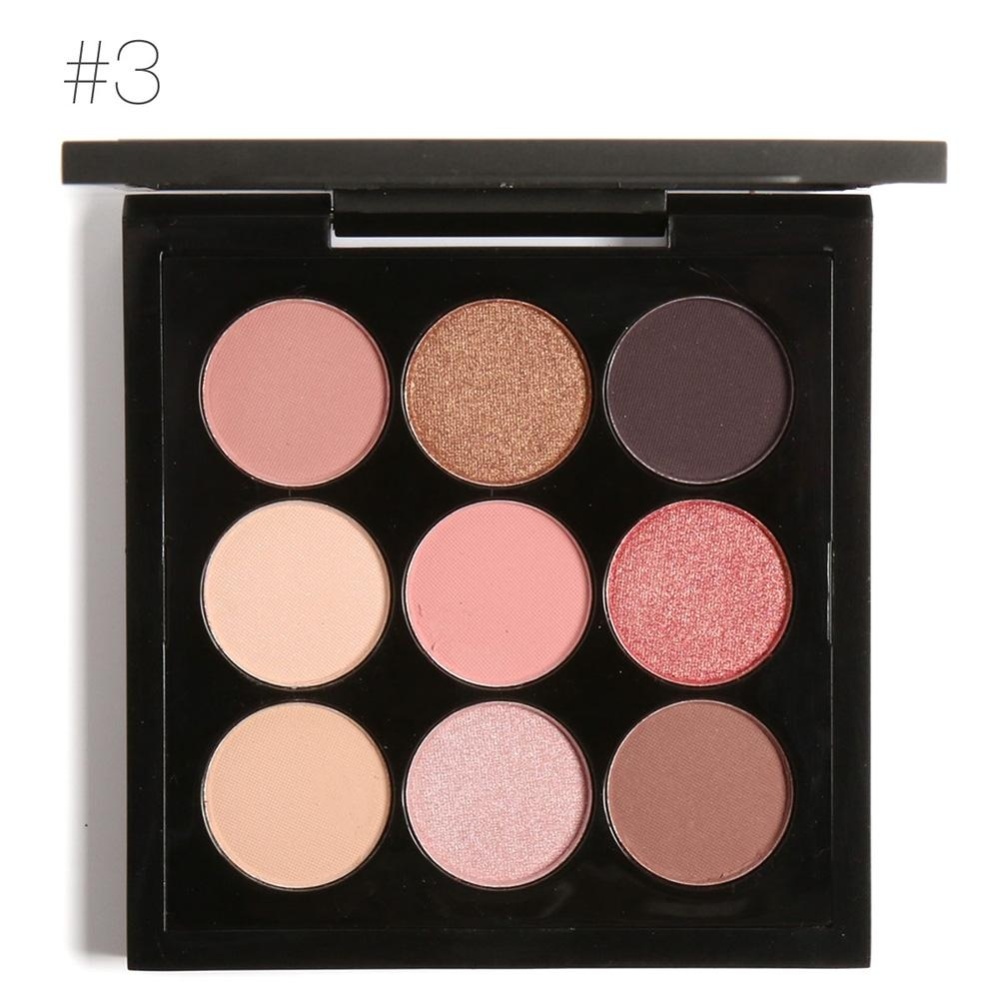FOCALLURE 9 Warna Eye Shadow Tahan Lama Cerah Eye Makeup Set #3-Intl