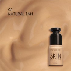 【Beli satu gratis satu!】FOCALLURE Basis Krim Wajah Whitening Melembabkan Concealer Kamuflase Liquid Foundation Makeup #5-Intl