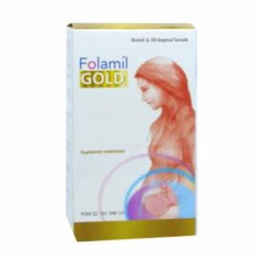 Delin Store - Folamil Gold 1 Box / Vitamin Ibu Hamil / Obat / Bisa COD