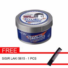 Gatsby Styling Pomade - Supreme Grease - 80gr & Gratis Sisir Rambut Laki 5615