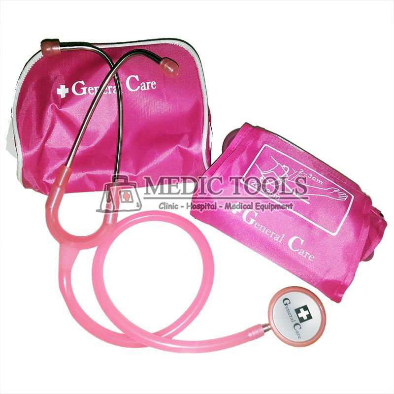 General Care Paket ( Tensimeter dan Stetoskop ) - Pink